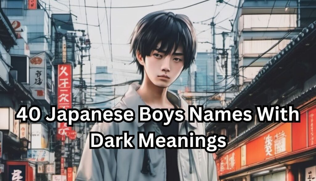 dark boys japanese names