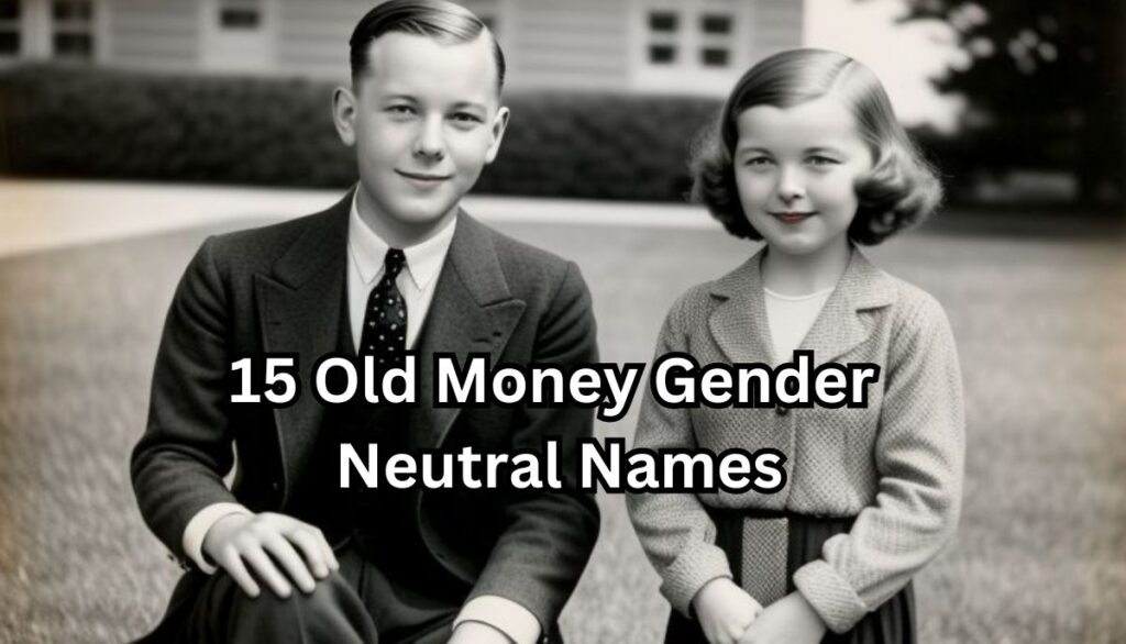 15 Old Money Gender Neutral Names